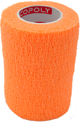 Bild von Selbsthaftender elastischer Verband 7,5 cm - Orange