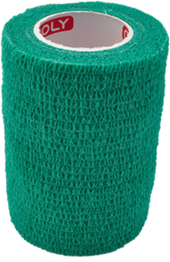 Bild von Selbsthaftender elastischer Verband 7,5 cm - Grün