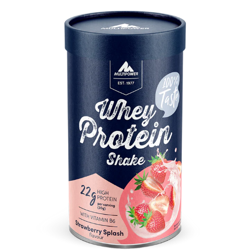 Bild von Whey Protein Shake 420g - Erdbeeren Multipower