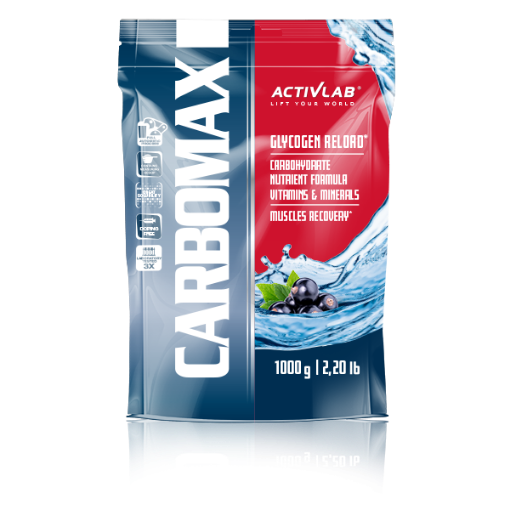 Bild von CarboMax Energy 1000g - Schwarze Johannisbeere - ActivLab