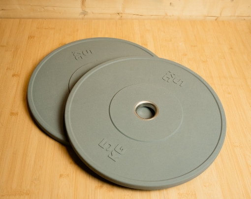 Bild von Set mit 2 dunkelgrauen Olympischen Scheiben 5 kg