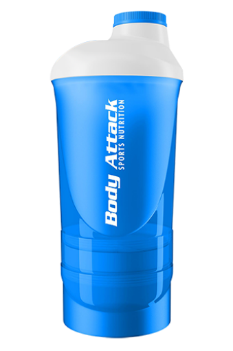 Bild von SHAKER ALBASTRU-ALB 600 ML BODY ATTACK