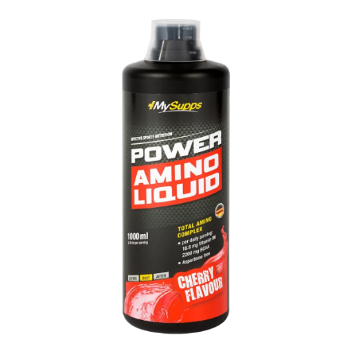 Bild von My Supps Power Amino Flüssigkeit - 1L Kirsche - Body Attack